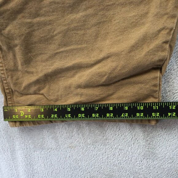 Dickies Mens Flex Work Shorts Size 40 Flat Front Chino Khaki Casual Brown - Picture 7 of 11